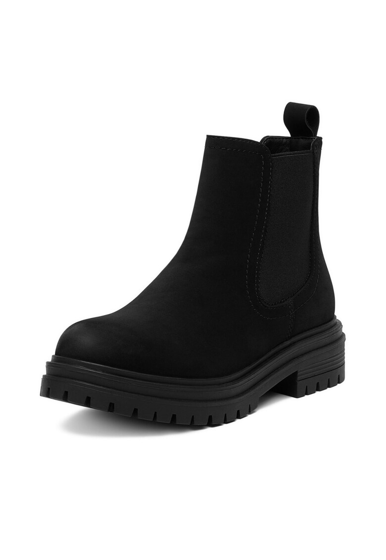 Ghete dama - CEO-GEMMA - piele ecologica - negru