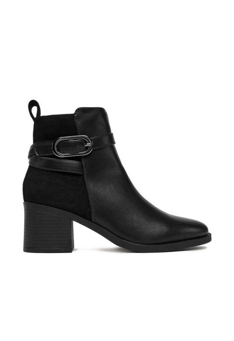 Botine dama CEO-LM32618-T11 - Textil - Negru