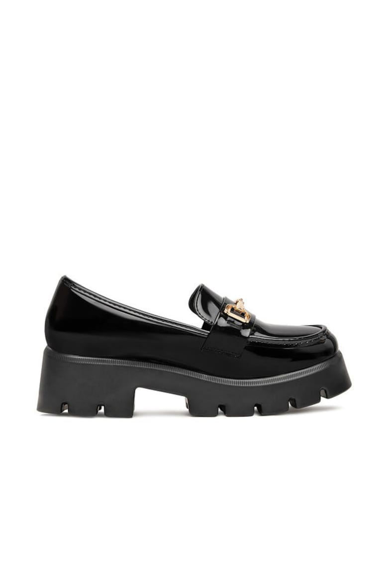 Mocasini dama negru - piele ecologica HXG2052-296