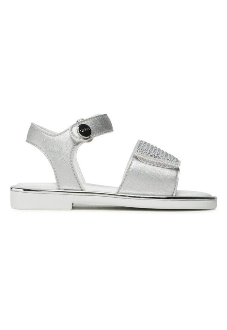 Sandale copii model Mini Sally - argintie - piele ecologica
