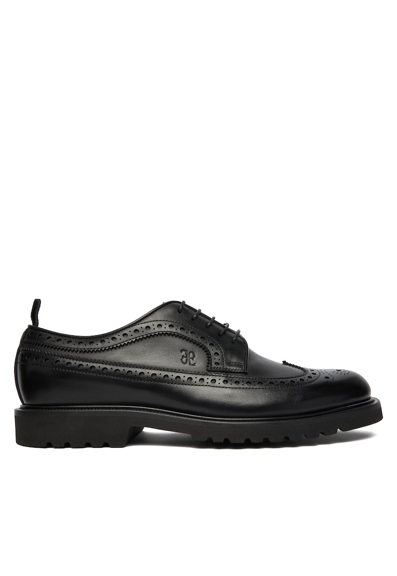 Pantofi barbatesti piele naturala - negru