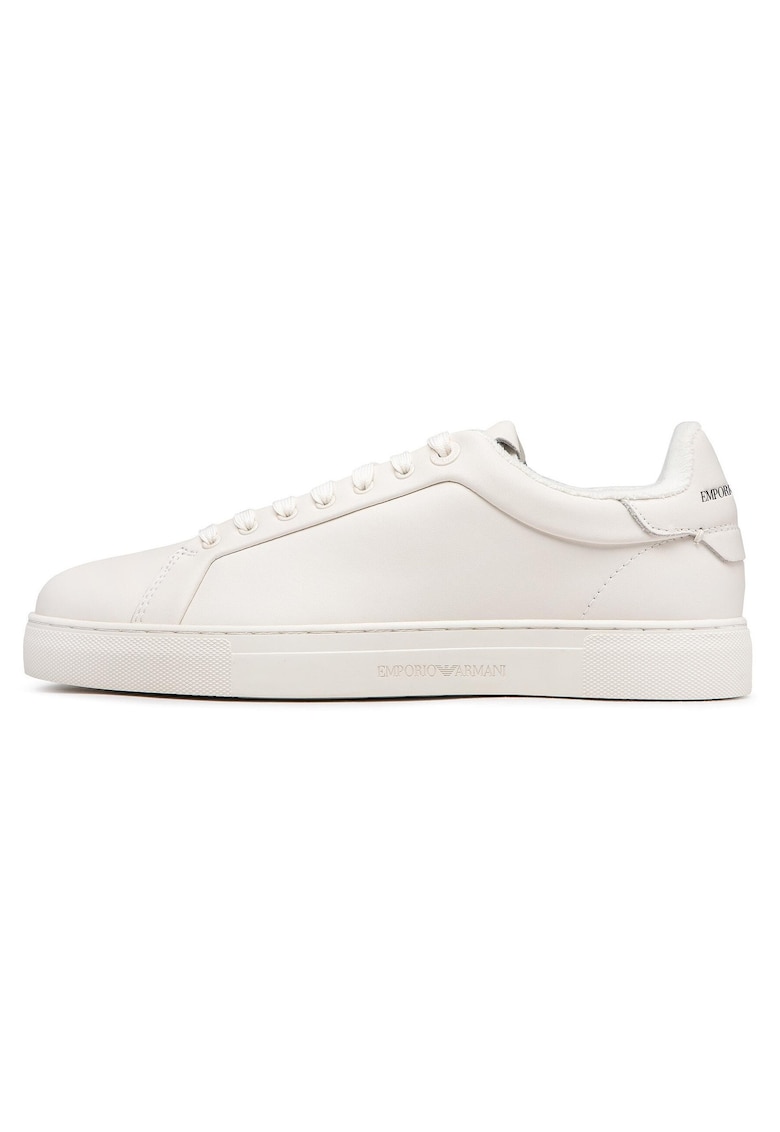 Tenisi barbati - Off White - piele naturala - alb