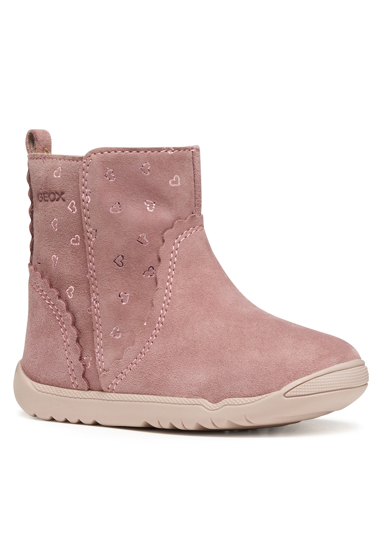 Cizme fete - piele naturala - roz