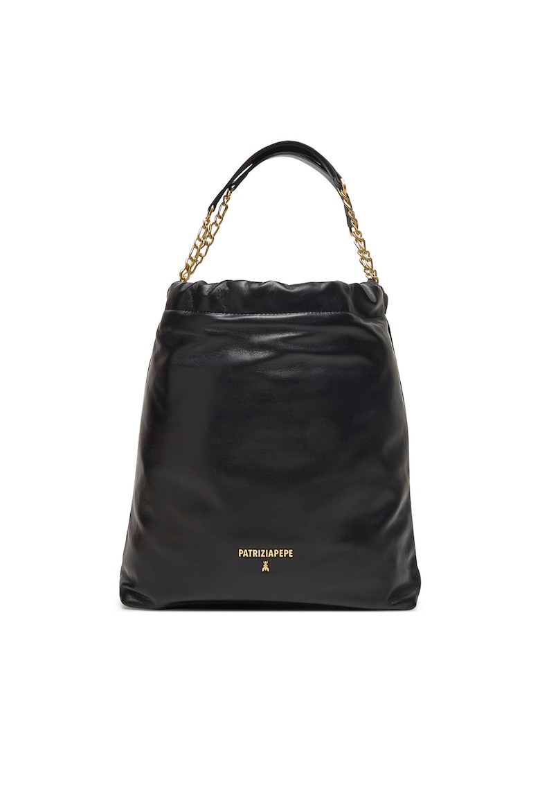 Geanta dama model Nero K103 - piele naturala - culoare neagra