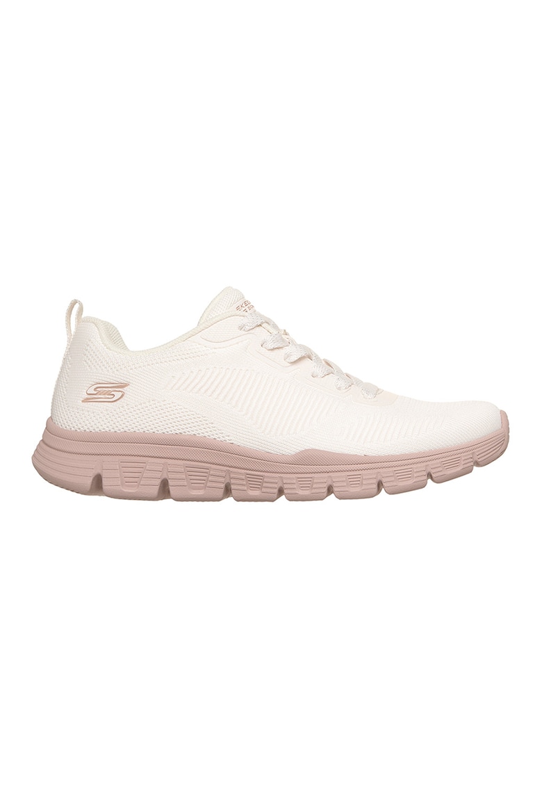 Pantofi sport Bobs B Lite - Alb murdar/Roz prafuit