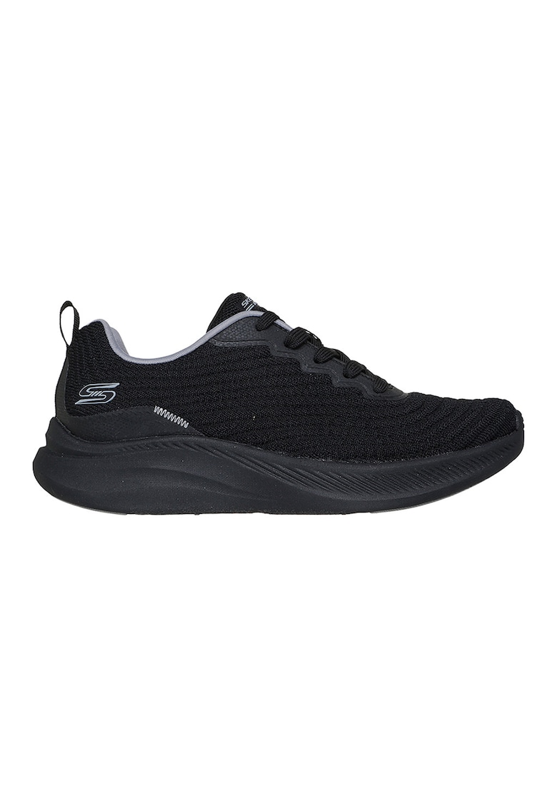 Pantofi sport din plasa tricotata Bobs Moda - Negru stins