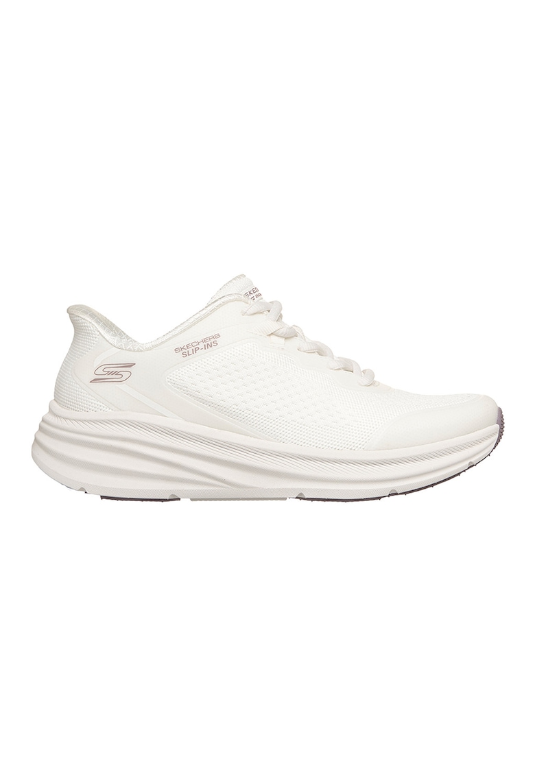 Pantofi sport slip-ins cu model uni Bobs Skillz - Alb murdar