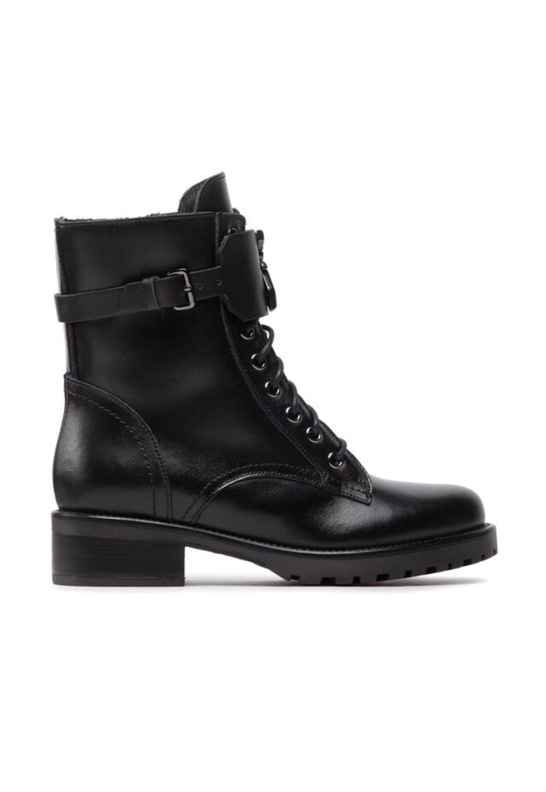Ghete dama piele naturala - negru -
