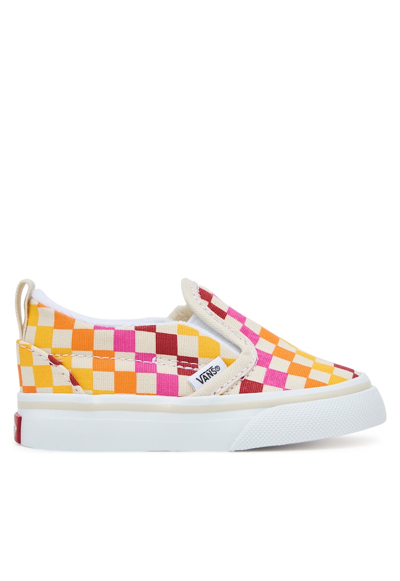 Tenisi copii - Checkerboard - Slip-On - multicolor - textil