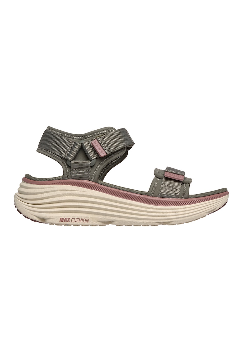 Sandale Max Cushioning Endeabor din material textil cu velcro - Kaki