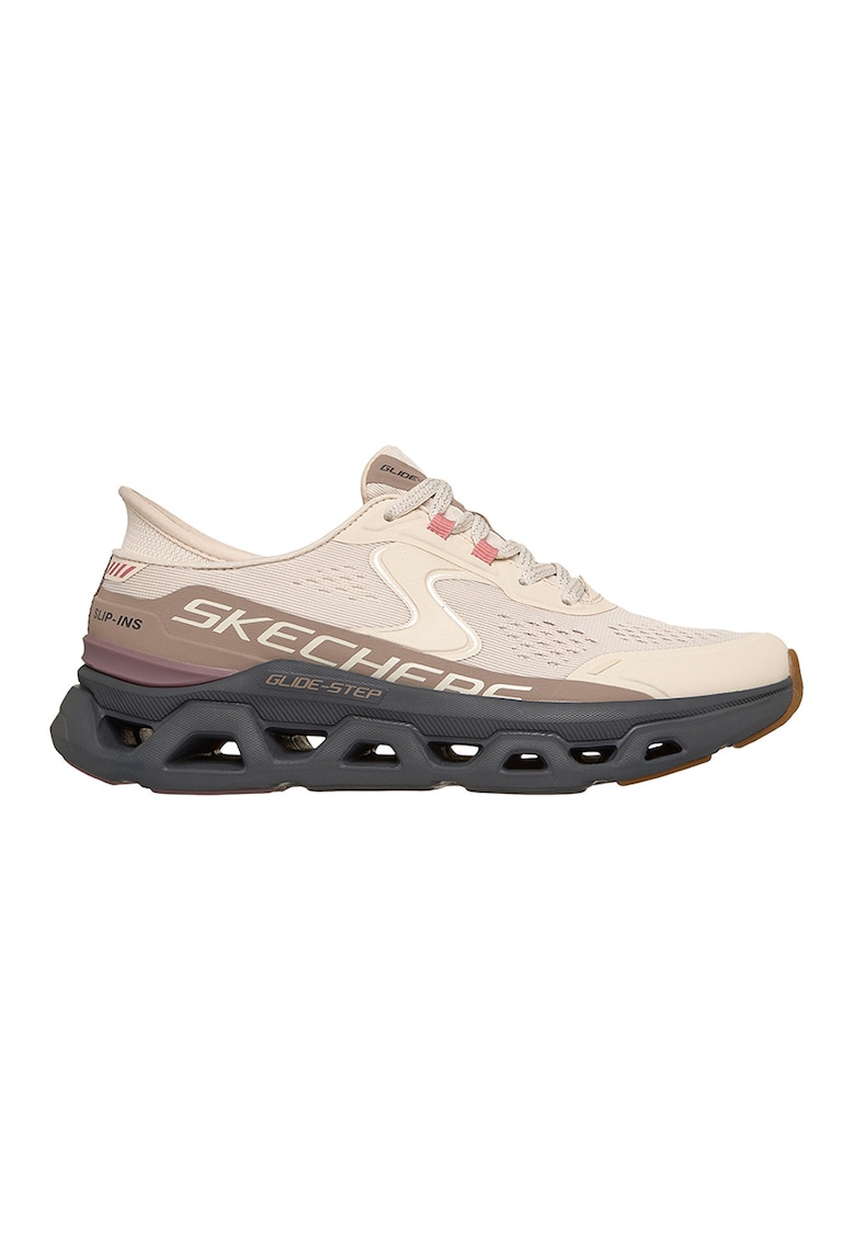 Pantofi sport slip-ins Glide-Step Altus - Crem/Gri inchis