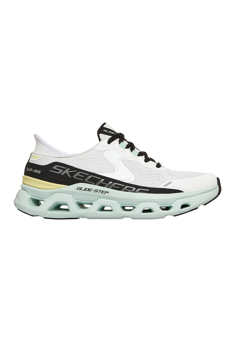 Pantofi sport slip-ins Glide-Step Altus - Alb/Verde pal