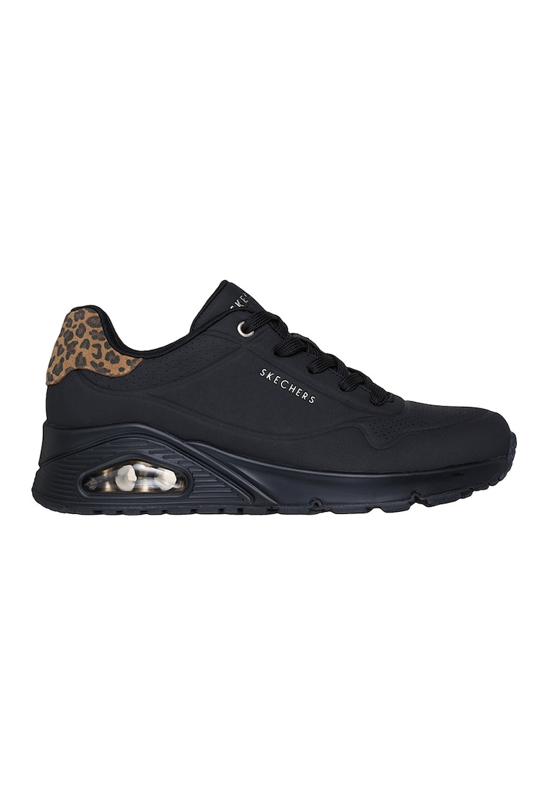 Pantofi sport wedge Uno Jungle Nite - Negru