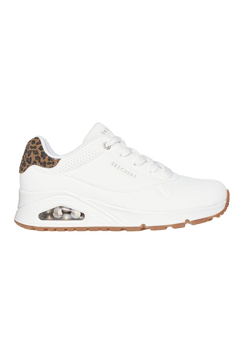 Pantofi sport wedge Uno Jungle Nite - Alb