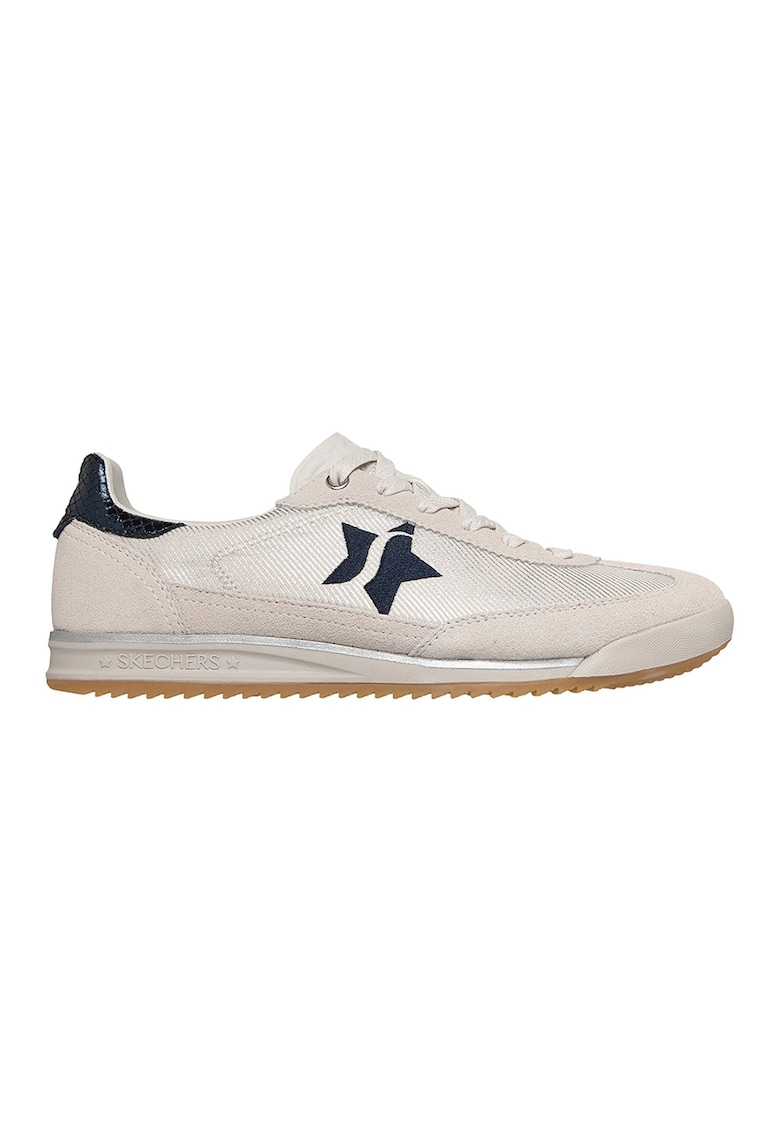 Pantofi sport SKX 92 Perfectly cu garnituri din piele intoarsa stralucitoare - Albastru ultramarin/Alb murdar