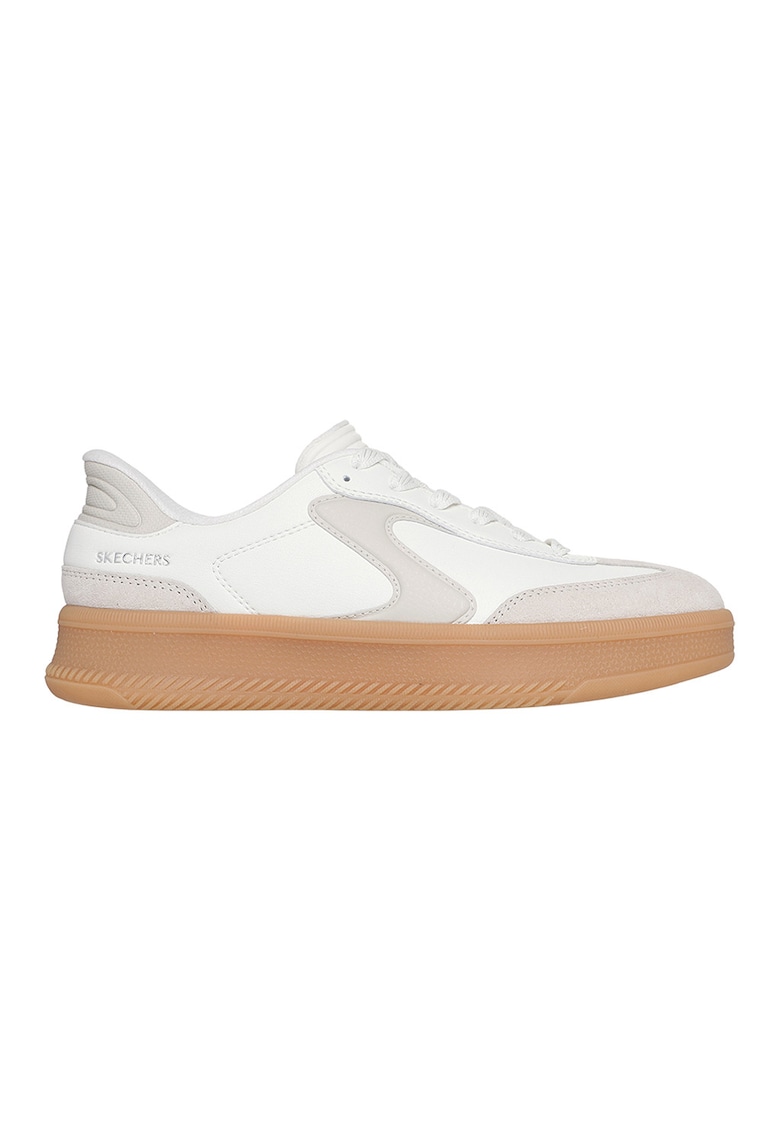 Pantofi sport slip-Ins cu garnituri din piele intoarsa Hotshot HI Lifted Luxe - Alb/Alb murdar