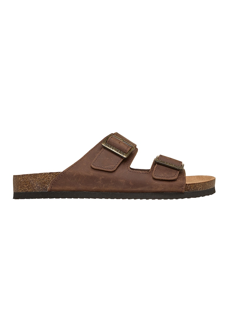 Papuci din piele Aidan Westmont - Maro