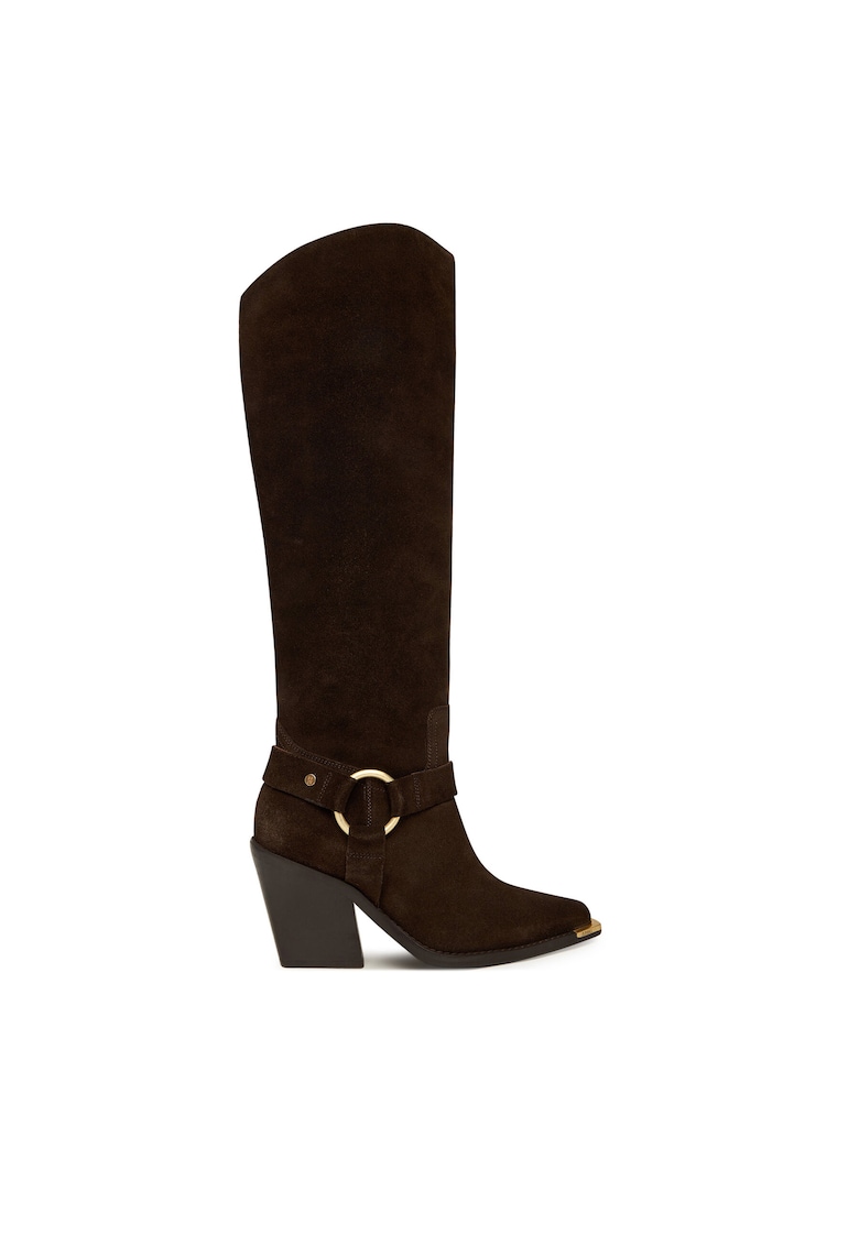 Cizme dama 3784 - piele naturala - maro
