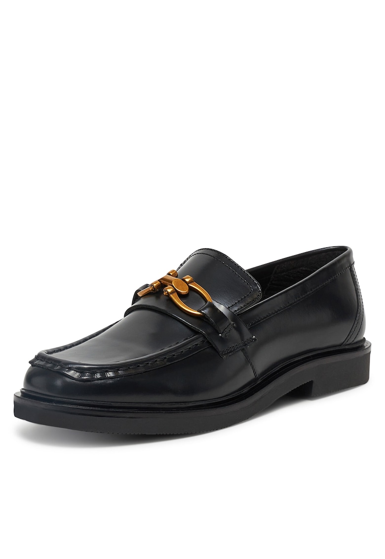 Mocasini dama - piele naturala - Negru
