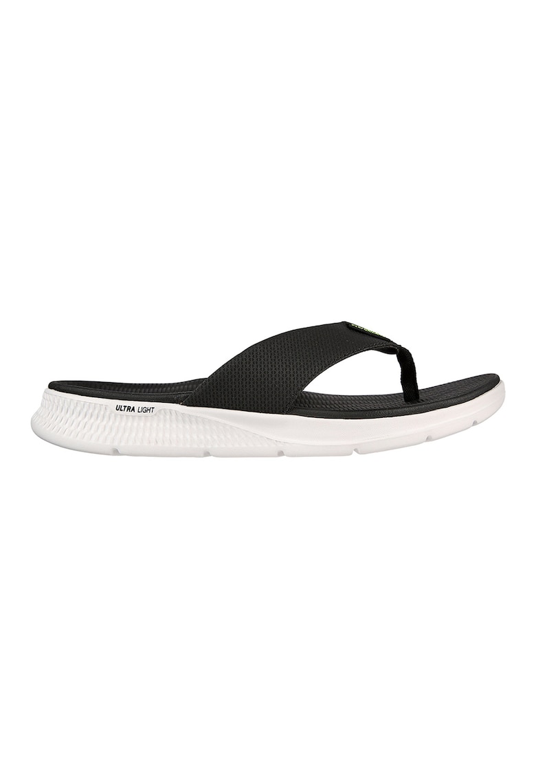 Papuci flip-flop din piele ecologica Go Consistent - Negru