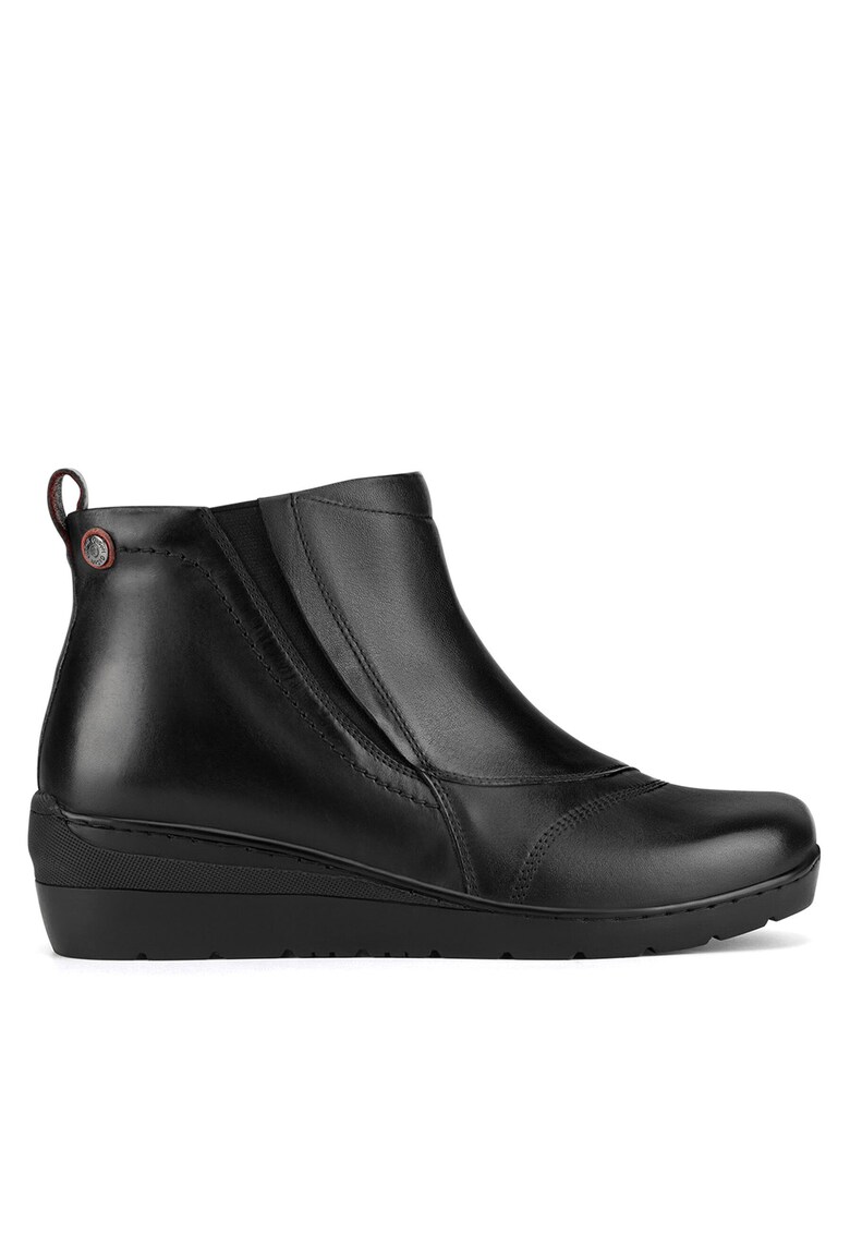 Ghete dama WI16-WARUNA-09 - piele naturala - negru
