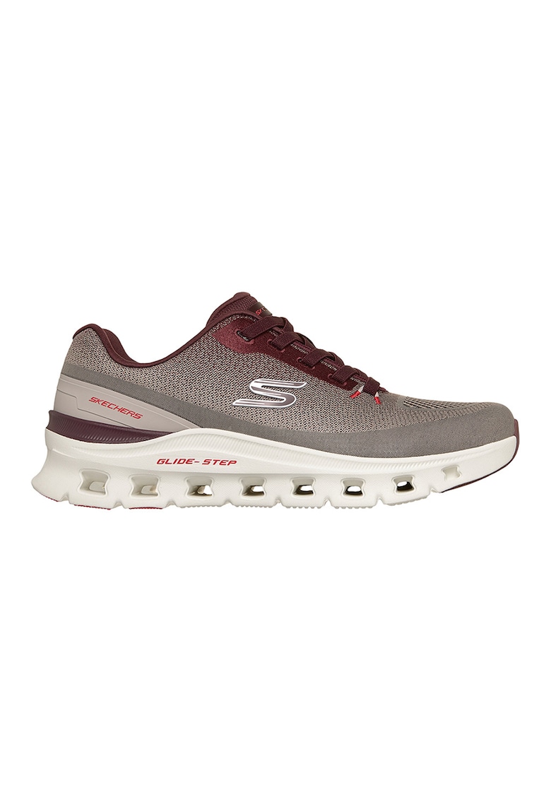 Pantofi sport low-cut Glide-Step Pro Waverra - Visiniu/Maro taupe deschis