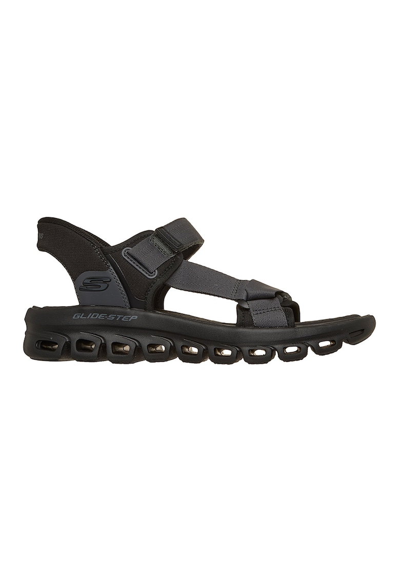 Sneakers - Sandale cu inchidere velcro Glide Step Sandal Dovah - Negru