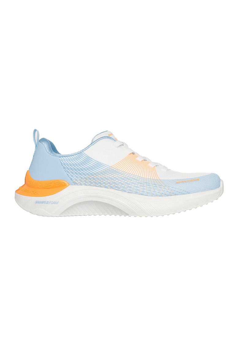 Pantofi sport Snooper Foam Ace Track - Alb/Albastru pastel/Portocaliu