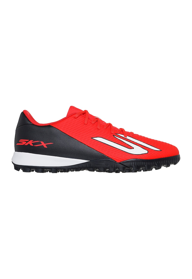 Pantofi Skx 2 Club Turf pentru fotbal - Alb/Negru/Rosu vermillion