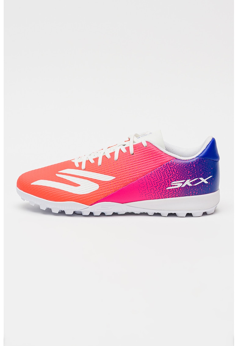 Sneakers - Pantofi SKX Academy pentru fotbal - Roz zmeuriu/Bleumarin/Rosu capsuna