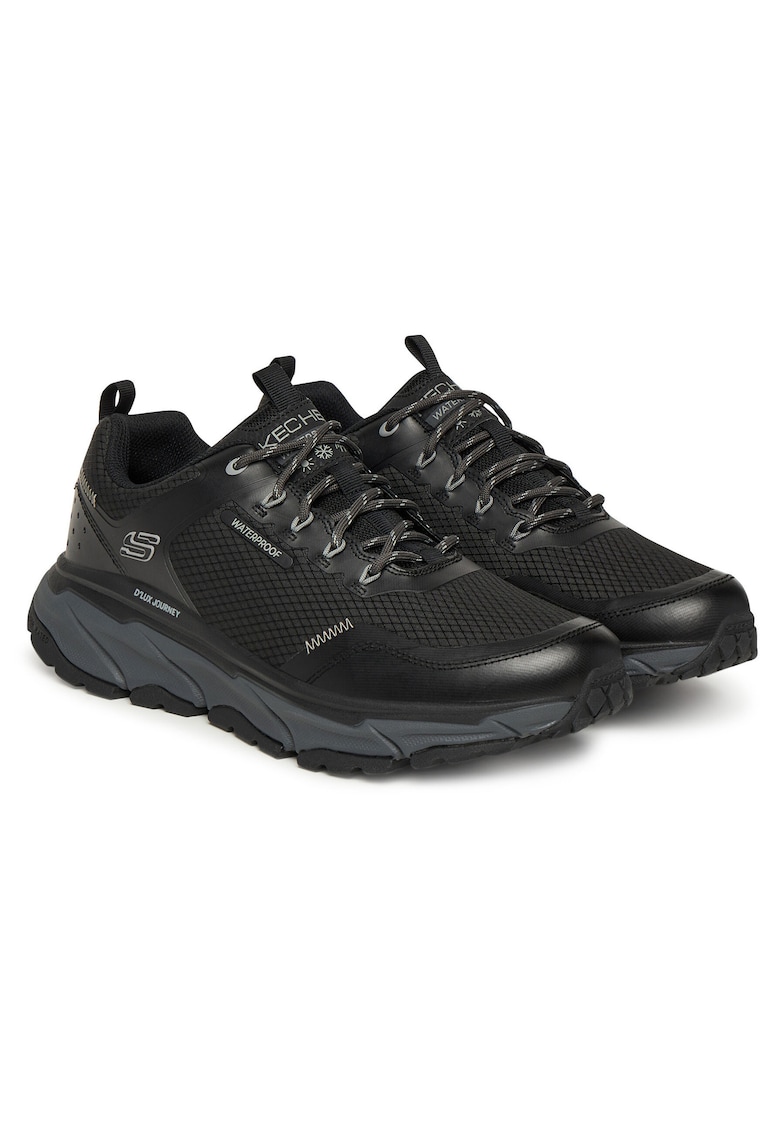 Bocanci sport barbati D'Lux Journey - negru - textil