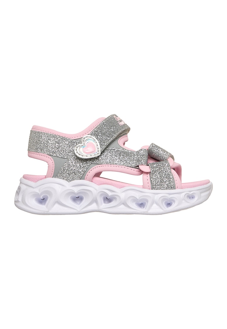 Sneakers - Sandale S Lights-Heart - Roz deschis/Argintiu
