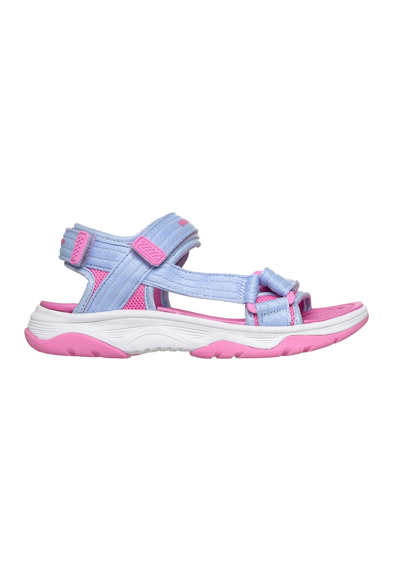 Sandale cu velcro Tread Seeker - Albastru prafuit/Roz