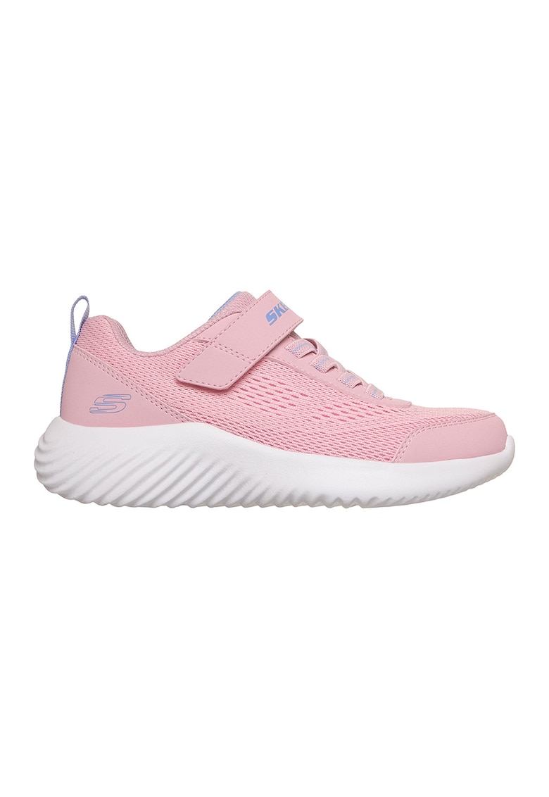 Pantofi sport de plasa cu velcro Bounder Free And Easy - Roz prafuit