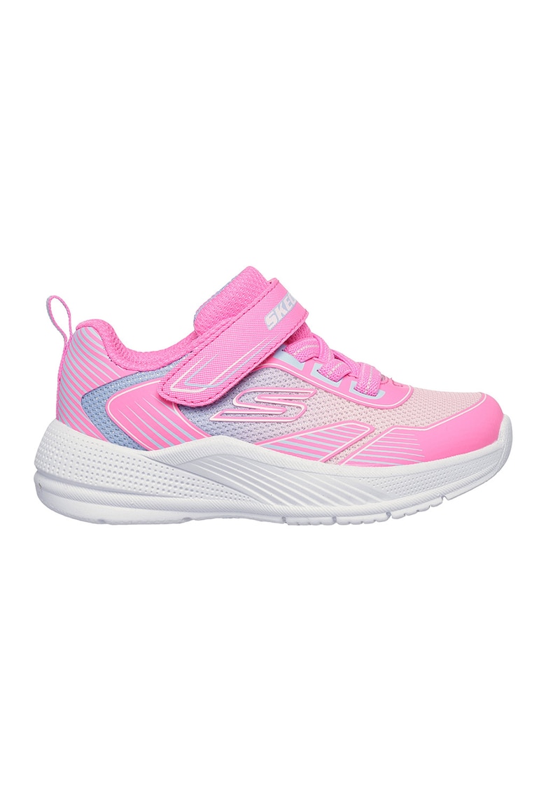 Pantofi sport cu logo Microspec Advance Oasis - Albastru pastel/Fucsia
