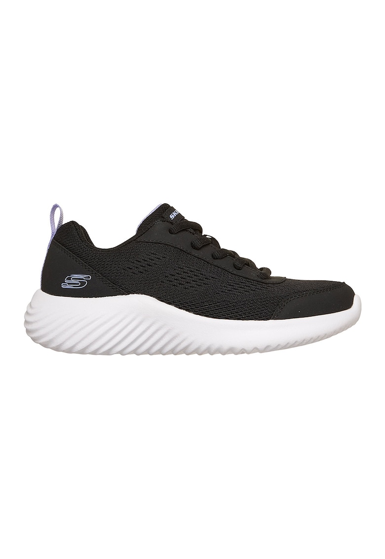 Pantofi sport Bounder Breeze cu aspect tricotat - Negru/Ametist