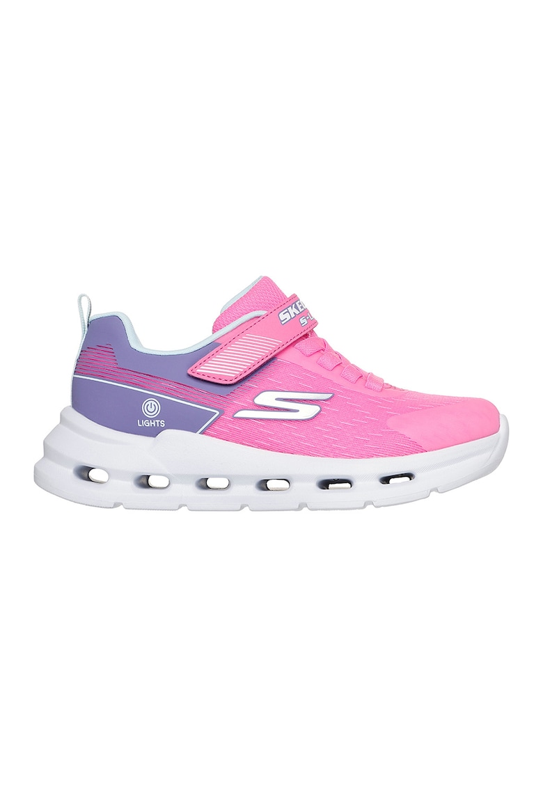Pantofi sport cu LED Glide-Step - Fucsia/Ametist