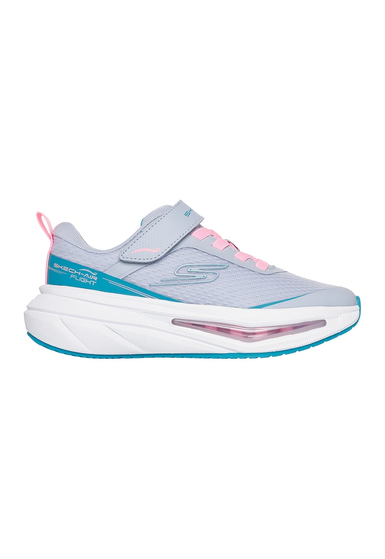 Pantofi sport Skech-Air 5.0 cu talpa wedge - Albastru azur/Albastru petrol