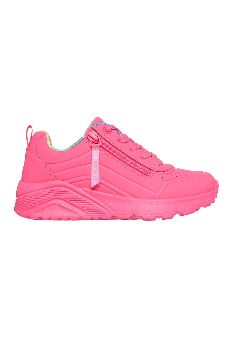 Pantofi sport Uno Lite Vivid Splash cu fermoar lateral - Roz aprins