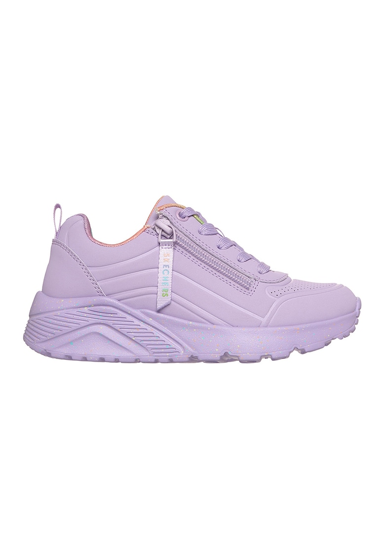 Pantofi sport Uno Lite Vivid Splash cu fermoar lateral - Violet deschis