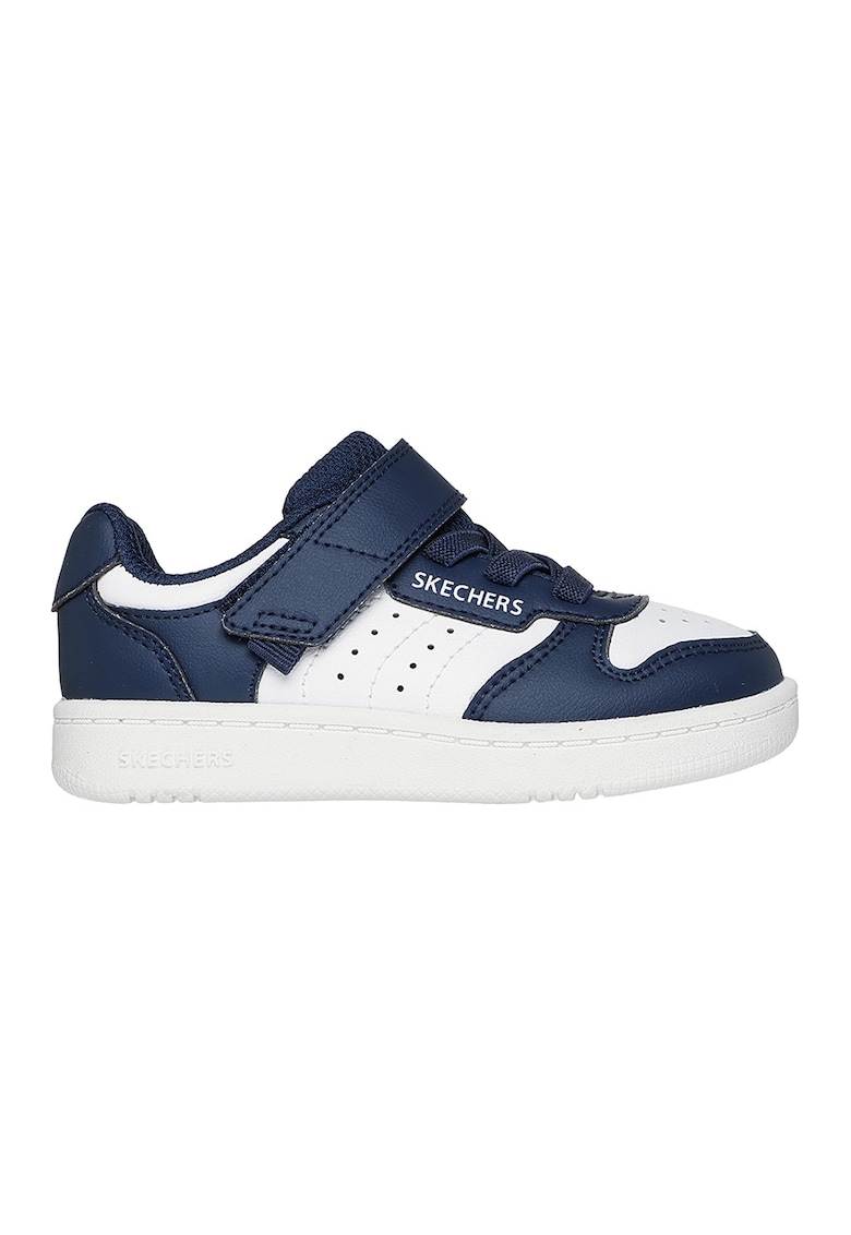 Pantofi sport Quick Street de piele ecologica cu garnituri perforate