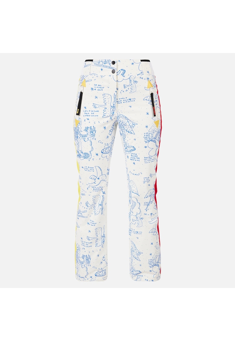 Pantaloni ski JCC SUBLIM - culoare alb - pentru dama - Alb