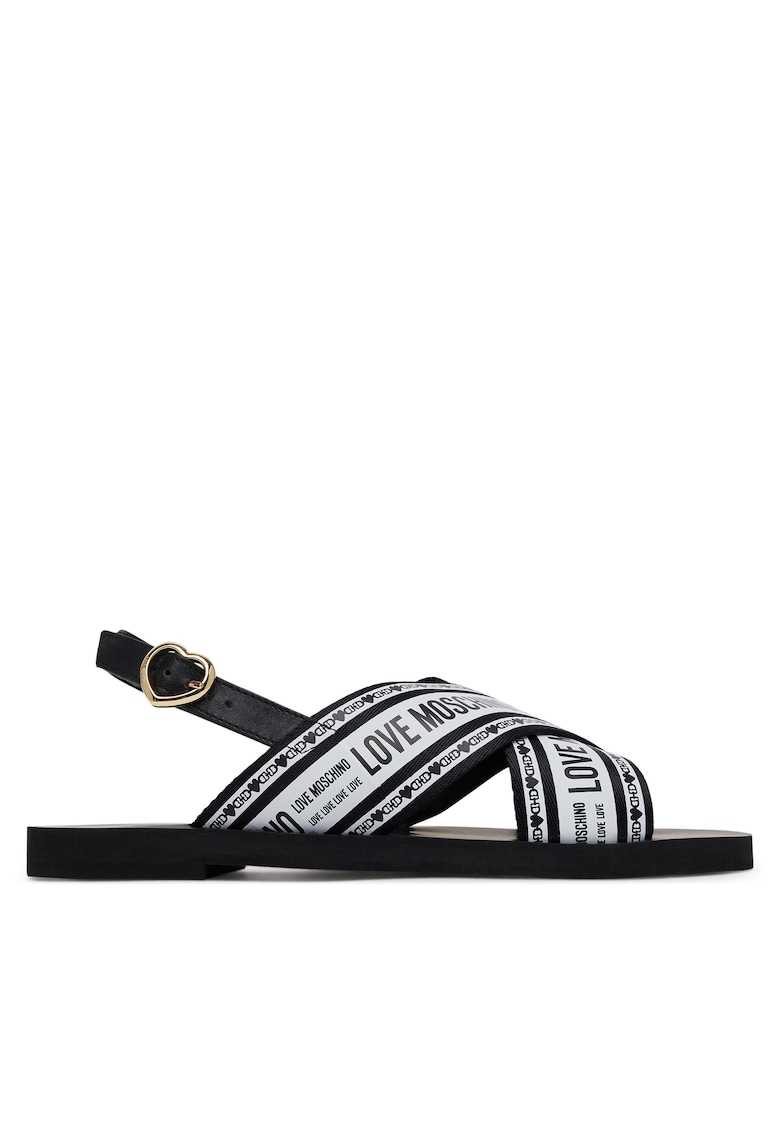 Sandale dama - Nero - microfibra - negru