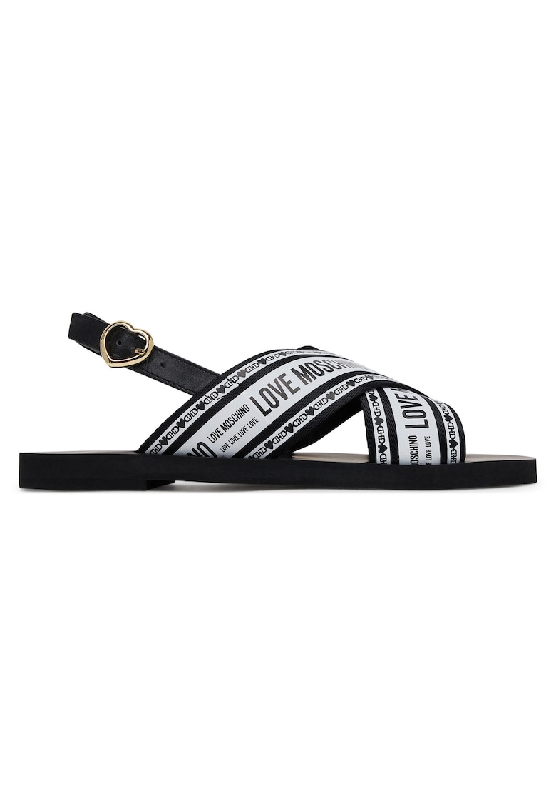 Sandale dama - Nero - microfibra - negru