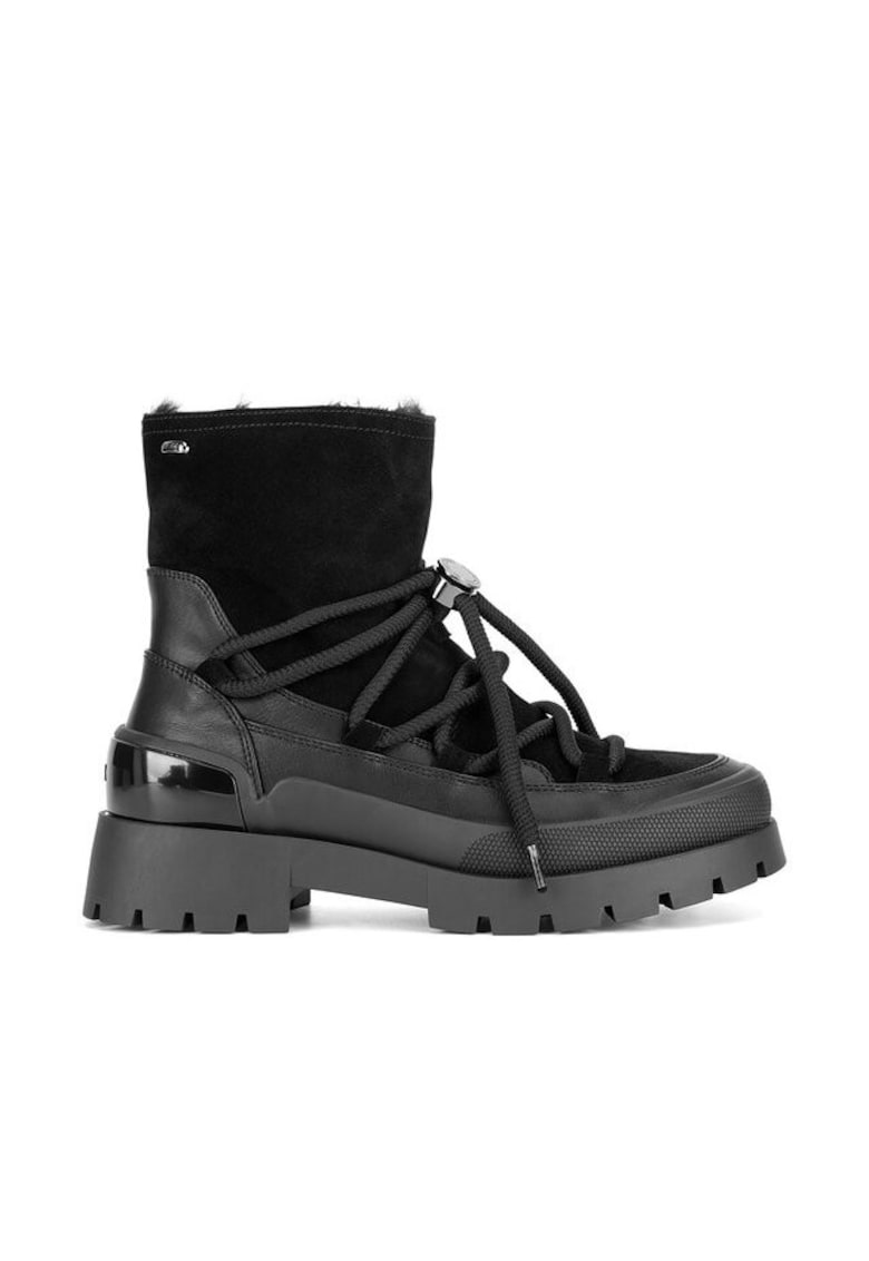 Ghete dama CEO-MI001714043W - Piele naturala - Negru - Negru