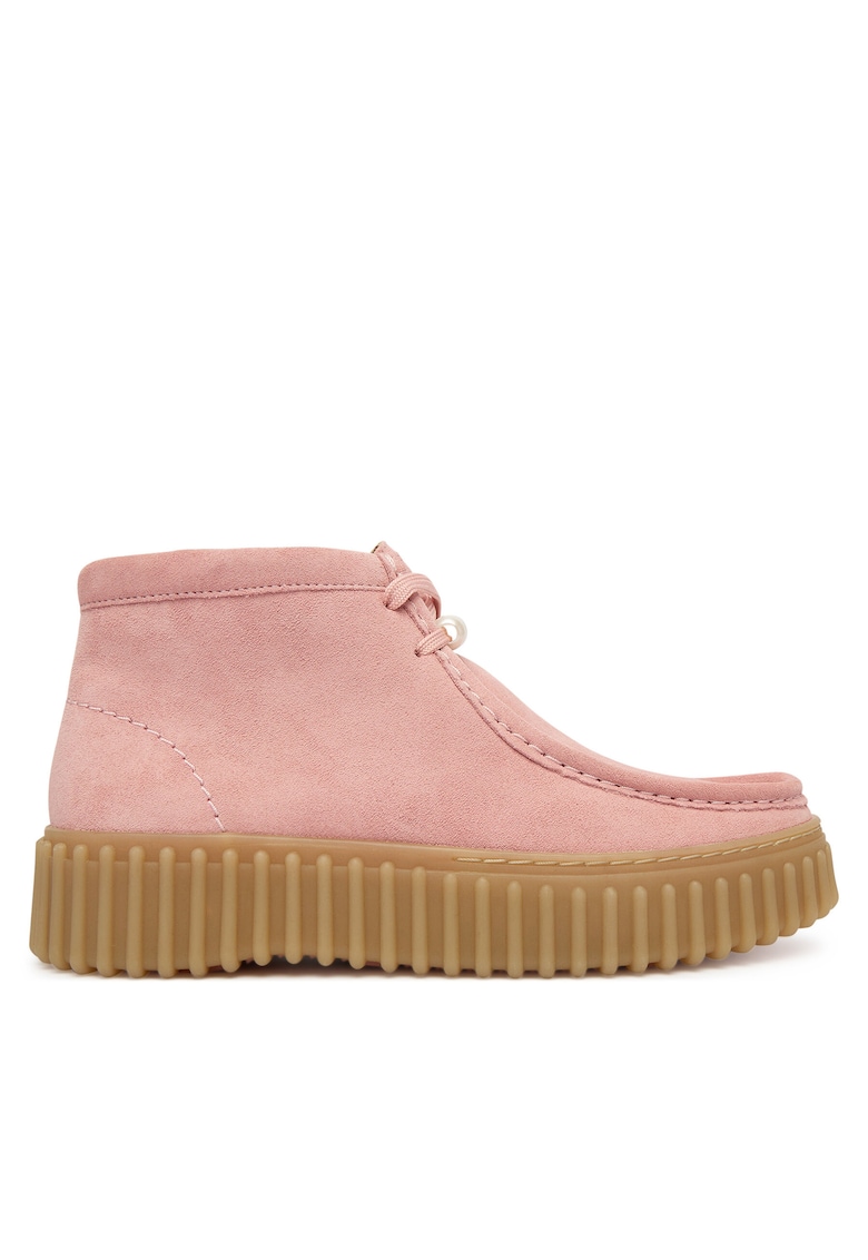 Ghete dama Torhill Moss - Dusty Rose - piele naturala