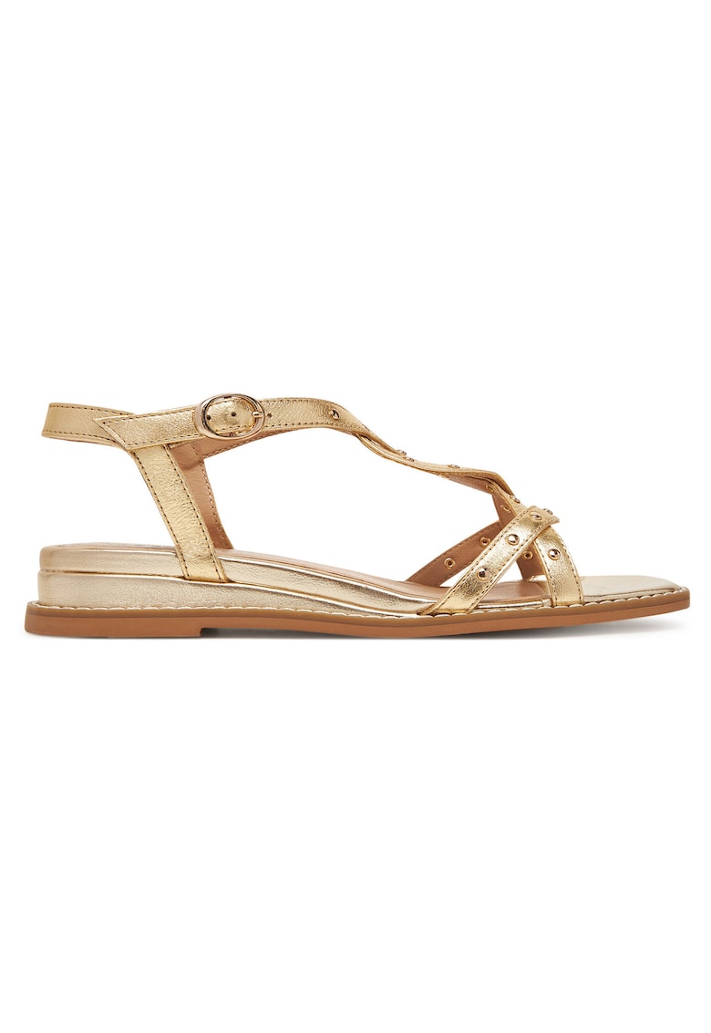 Sandale dama WI33-CS853-HM-02 - auriu - piele naturala
