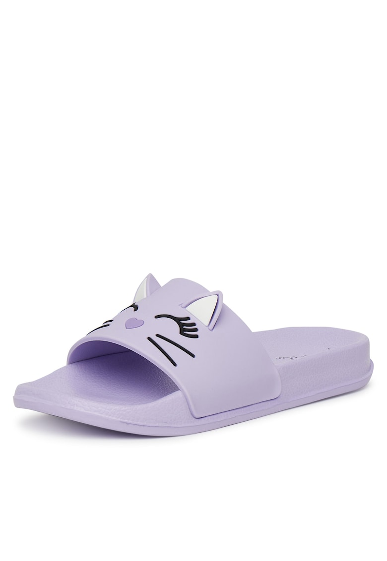 Papuci fete P3040014K - Violet - Sintetic