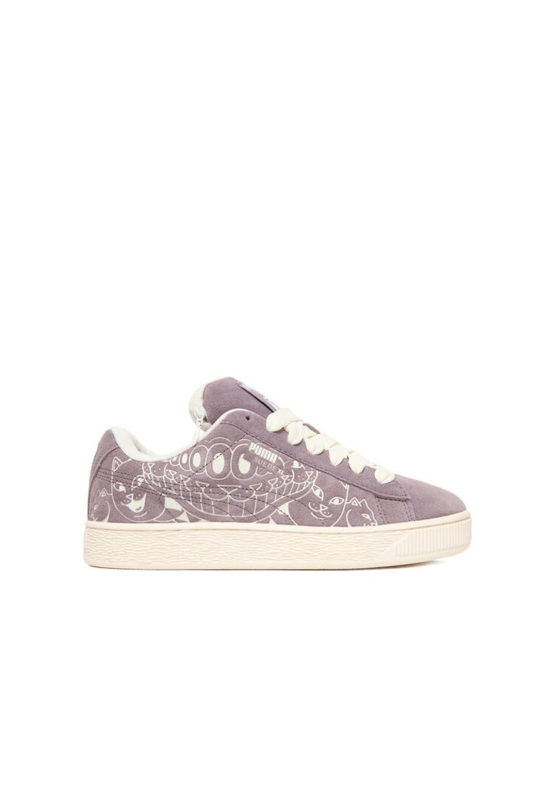 Pantofi sport dama - Plum Jam/Warm White - piele naturala - mov