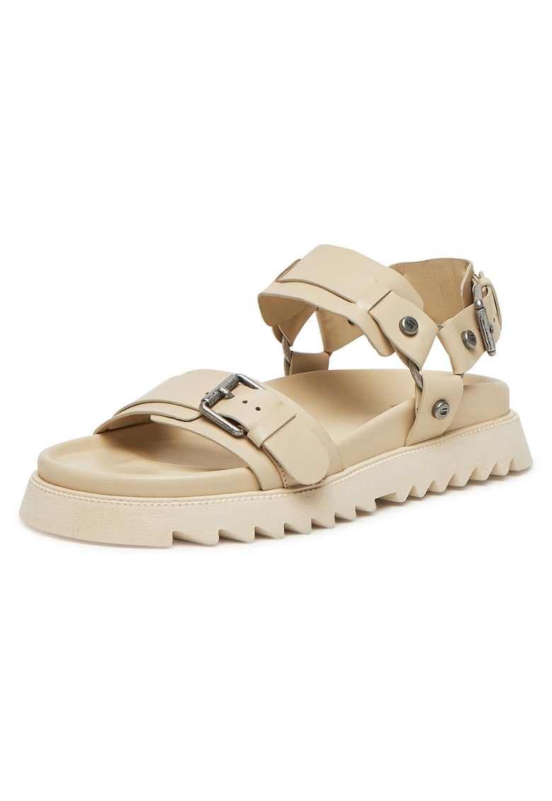 Sandale dama - DEBRA-25SS497 - bej - material natural